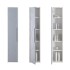 Colonna sospesa da bagno 30x150 azzurro polvere con ripiani Furore