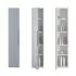 Colonna sospesa da bagno 30x150 azzurro polvere con ripiani Furore