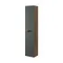 Colonna bagno sospesa 30x150 verde Maiori/Minori con ripiani interni