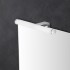Lampada LED per specchio bagno 30 cm cromo con doppia installazione
