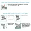 Lampada LED per specchio 74 cm luce naturale e doppia installazione