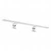 Lampada LED per specchio 74 cm luce naturale e doppia installazione
