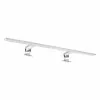 Lampada LED per specchio 74 cm luce naturale e doppia installazione