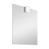 Specchio bagno 50x70 cm reversibile con luce naturale