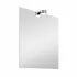 Specchio per bagno 50x60 cm reversibile con luce LED naturale