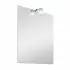 Specchio LED 50x70 cm reversibile con luce in vetro 