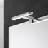 Specchio LED 50x70 cm reversibile con luce naturale 