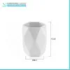 Portaspazzolini bagno da appoggio bianco Gedy serie Dalia in ceramica