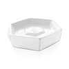 Portasapone bagno bianco da appoggio Gedy serie Dalia in ceramica