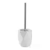 Portascopino bagno dappoggio bianco Gedy serie Dalia in ceramica