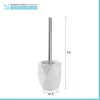 Portascopino bagno dappoggio bianco Gedy serie Dalia in ceramica