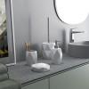 Portascopino bagno dappoggio bianco Gedy serie Dalia in ceramica