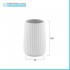 Portaspazzolini da appoggio bagno bianco Gedy serie Marika in ceramica