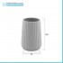 Portaspazzolini da appoggio bagno grigio Gedy serie Marika in ceramica