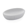 Portasapone da appoggio grigio Gedy serie Marika in ceramica