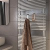 Appendino singolo per termoarredo nero Gedy serie Merlino in resina