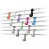 Appendino singolo per termoarredo Gedy serie Merlino in ABS cromato