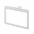 Portasalviette ad anello ottone bianco opaco Gedy serie Pirenei