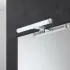 Specchio bagno 50x60 cm reversibile con luce LED naturale 