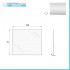 Specchio LED 100x70 cm reversibile con luce naturale 