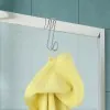 Appendino singolo in acciaio cromato per termoarredo e box doccia 