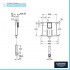 Sistema di scarico wc Grohe da incasso con placca cromata