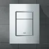 Sistema di scarico wc Grohe da incasso con placca cromata