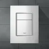 Sistema di scarico wc Grohe da incasso con placca bianca