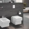 Sistema di scarico wc Grohe da incasso con placca bianca