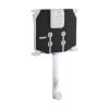 Sistema di scarico wc Grohe da incasso con placca bianca
