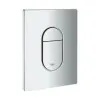 Meccanismo di scarico wc Grohe da incasso con placca cromata
