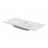 Lavabo da incasso 100x46 cm in ceramica bianco lucido
