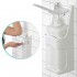 Dispenser sapone liquido a muro 1000 ml bianco in plastica