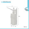 Dispenser sapone liquido a muro 1000 ml bianco in plastica