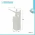 Dispenser sapone liquido a muro 1000 ml bianco in plastica