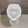 Wc per anziani e disabili con apertura frontale e scarico a parete 