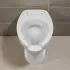 Wc per anziani e disabili con apertura frontale e scarico a parete 