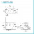 Sanitari filomuro rimless Rak Illusion con copriwater soft close