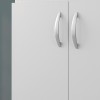 Mobile lavanderia 60x50 cm in ceramica bianco con kit scarico