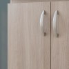 Mobile lavanderia 60 cm in ceramica con strofinatoio finitura olmo