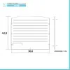 Asse lavapanni 36,6x40,8 cm in PVC per lavatoio in resina 45x60 cm