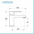 Set miscelatori lavabo bidet e doccia incasso cromati serie Dalila piletta inclusa
