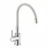 Miscelatore cucina lavello e lavanderia bianco canna alta orientabile snodata Snake 