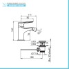 Set miscelatori lavabo e bidet cromati Artis Punta+ piletta inclusa