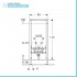 Geberit Duofix modulo per bidet sospeso su cartongesso H 112 cm