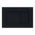 Geberit placca di comando Sigma 30 doppio tasto nero/nero opaco