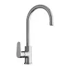 Rubinetto miscelatore lavello Paffoni Green canna alta girevole in ottone cromo