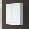 Pensile Mobile Bagno 60x70 Sospeso Bianco 2 Ante Stella