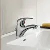 Rubinetto lavabo Paffoni Nettuno Due in ottone cromo scarico incluso
