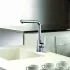 Rubinetto cucina e lavanderia Paffoni Sly con doccetta estraibile in ottone cromo
